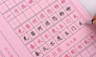 硬笔临摹本 硬笔临摹本