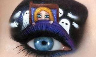 万圣节的幽灵怎么画