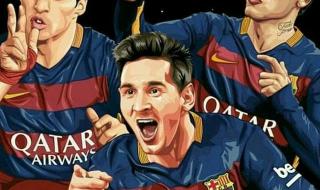 内马尔发文恭喜梅西 内马尔发文恭喜梅西